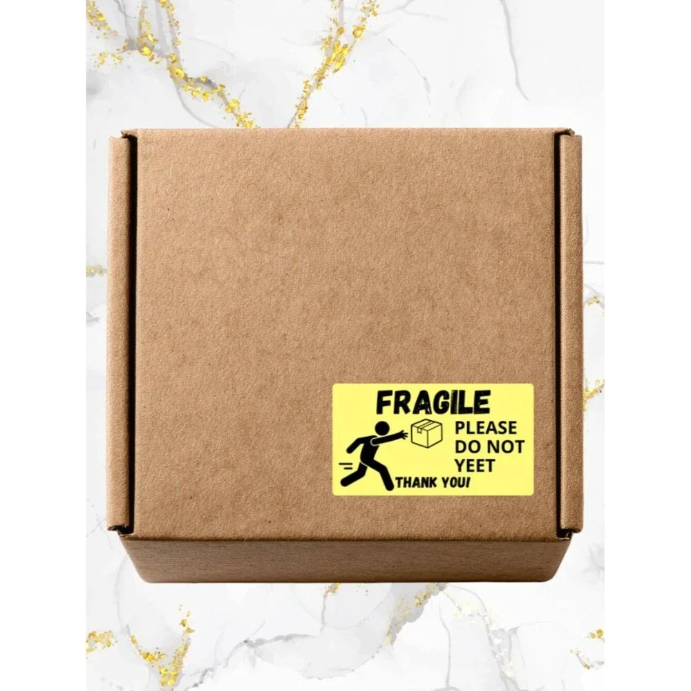 100 Fragile Stickers for Packaging | Small Business Labels